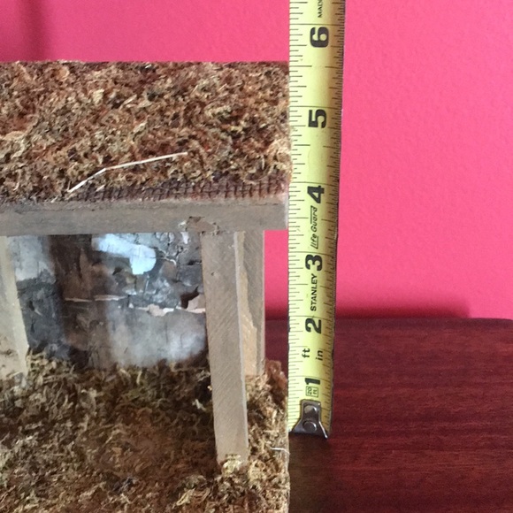 Giftco Vintage Christmas Nativity Scene Wood Manger Mary Joseph Jesus Kings Lamb - Picture 14 of 14